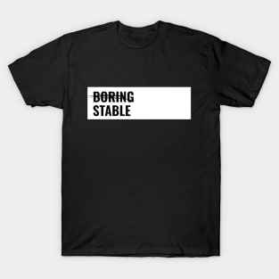 Minimalist Boring Banner T-Shirt